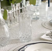 Additional picture of Elegant Crystal Drinking Glasses 11oz Set of 6