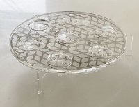 Additional picture of Lucite Display Stand for Seder Plate