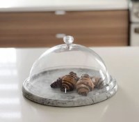 Additional picture of Marble Cake Dome Gray