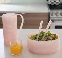 Additional picture of Resin Salad Bowl Rose Haven 9.8"