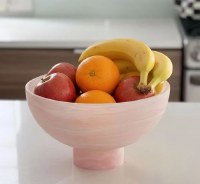 Additional picture of Resin Salad Bowl Raised Design Rose Haven 11"