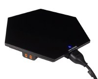 Additional picture of SHABBOS-HOT® Modular Expandable Glass Warming Tray 4 Piece Black