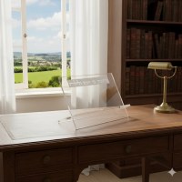 Additional picture of Lucite Shtender Clear Silver