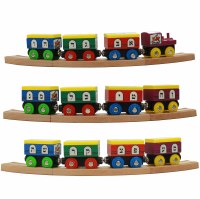 Additional picture of Alef Beis Wooden Train