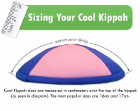 Additional picture of Cool Kippah Black Linen 4 Part Size 17cm