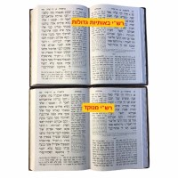 Additional picture of Chumash Bamidbar Oz Vehadar Talmudim Mechudodin Rashi Menukad Student Edition [Hardcover]
