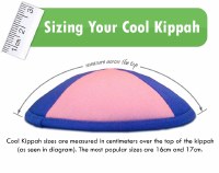 Additional picture of Cool Kippah Black Velvet 4 Part Size 17cm