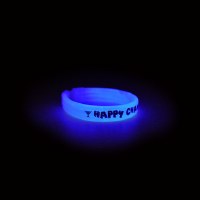 Additional picture of Glow Wrist Band Chanukah Theme - 1 Band per Pack