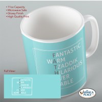 Additional picture of Jewish Phrase Mug Father Acrostic 11oz