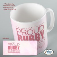 Additional picture of Jewish Phrase Mug I am a Proud Bubby of an Awesome Granddaughter 11oz