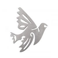 Additional picture of Yair Emanuel Aluminum Dove Trivet Two Piece Set