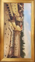 Additional picture of Framed Picture of the Kosel Plaza on Canvas Large