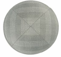 Additional picture of iKippah Gray on Gray Plaid Size 2