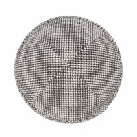 Additional picture of iKippah Black Brown Houndstooth Size 5