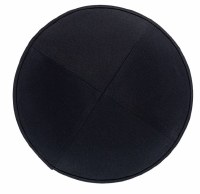 Additional picture of iKippah Black Cotton Size 17cm
