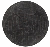 Additional picture of iKippah Black and Maroon Etch Size 4