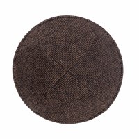 Additional picture of iKippah Brown Herringbone Size 5