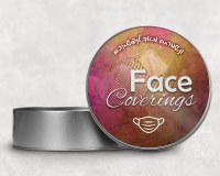 Additional picture of Keepsake Face Coverings Mask Container 6"