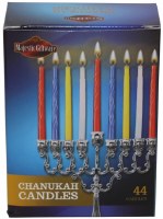 Additional picture of Chanukah Candles 4" Colorful 44 Count