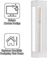 Additional picture of Clear Lucite Mezuzah Case for Modern Home Rectangle Shape 15cm