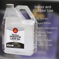 Additional picture of Shabbos Lamp Oil Smokeless Liquid Paraffin Clear 1 Gallon 6 Pack