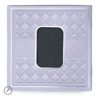 Additional picture of Zemiros Shabbos Square Booklet Diamond Style Silver Black Ashkenaz