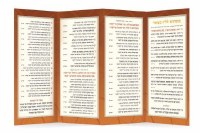 Additional picture of Lag BaOmer TriFold Ashkenaz