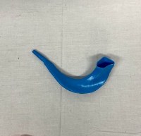 Additional picture of Toy Plastic Shofar Authentic Looking Assorted Colors Single Piece