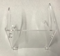 Additional picture of Lucite Shofar Stand Small on Legs