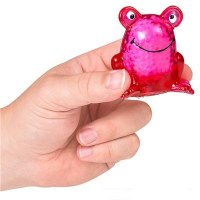 Additional picture of Sticky Squeeze Frog Assorted Colors Single Piece 2.6"