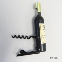 Additional picture of Bottle Shaped Wine Bottle Opener and Corkscrew
