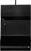 Additional picture of Faux Leather Jewelry Roll Black