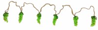 Additional picture of Sukkah Decoration Six Cluster Green Grape Garland on Rope 9'