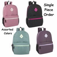 Additional picture of Knapsack Full Size Assorted Colors Single Piece 17" x 13"