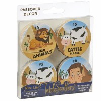 Additional picture of Passover Tablescatters 10 Plagues Makkos Design 20 Pack