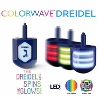 Additional picture of Colorwave™ Light Up Dreidel Color Changing Lights