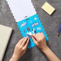 Additional picture of Stand With Israel Sticker Book 60+ Stickers