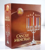 Additional picture of Silver Plated Candle Menorah