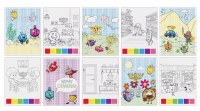 Additional picture of Magic Paint Sheets Chanukah Theme Activity Set