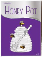 Additional picture of Glass Honey Dish Honey Pot Design Accented with Bees Glass Honey Dipper