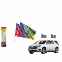Additional picture of Purim Car Window Flags 13" x 19" 2 Pack