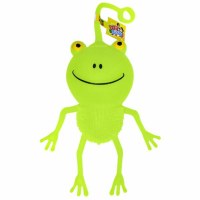 Additional picture of Squishy Frog Textured Bottom Assorted Colors Single Piece 4.75"
