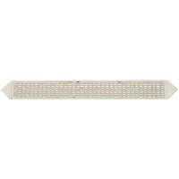 Additional picture of Satin Atara Crystal Rectangle Shape White 3.5"