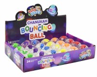 Additional picture of Dreidel Bouncing Ball Assorted Colors - One Piece