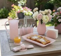 Additional picture of Resin Napkin Rings 4 Pack Rose Haven 2"