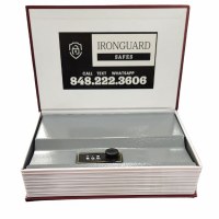 Additional picture of Sefer Safe Combination Lock Maroon 9.5"