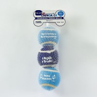 Additional picture of Chewdaica Dog Tennis Balls Chanukah Design Set of 3