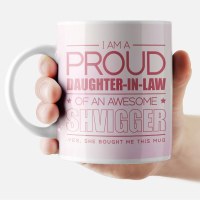 Additional picture of Jewish Phrase Mug I am a Proud Daughter-in-Law of an Awesome Shvigger 11oz