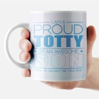 Additional picture of Jewish Phrase Mug I am a Proud Totty of an Awesome Son 11oz