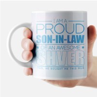 Additional picture of Jewish Phrase Mug I am a Proud Son-in-Law of an Awesome Shver 11oz